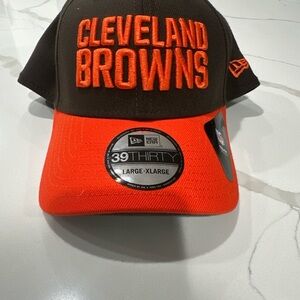 Cleveland Browns New Era 39THIRTY Classic Two Tone Stretch Fit Hat NFL NWT